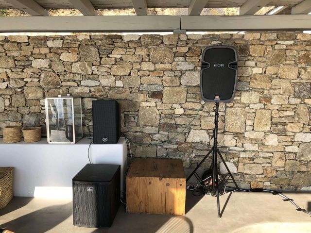Long-Term Sound System Rental, Private Villa-Mykonos (2019)