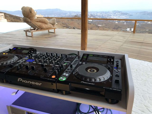 Mykonos Private Villa, Sound System Rental (2019) (DJ Equipment)